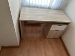 Bureau met ladeblok - 130cm breed, Ophalen, Gebruikt, Bureau