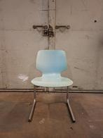 Vintage Kusch & Co Flötotto sledestoel jaren 80 3x prijs p/s, Huis en Inrichting, Stoelen, Ophalen, Blauw, Mid-century en Bauhaus design