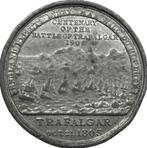 Engeland slag bij Trafalgar Admiral L. Nelson penning 1905, Postzegels en Munten, Penningen en Medailles, Ophalen of Verzenden