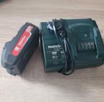 Metabo oplader SC 60 Plus Li-Power en 18V accu, Ophalen, Gebruikt