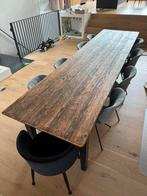 Grote eettafel 8 / 10 personen of meer, Huis en Inrichting, Tafels | Eettafels, Ophalen, Gebruikt, 200 cm of meer, 50 tot 100 cm