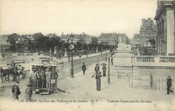 (376-178-017) Paris La Rue des Tuileries beschikbaar voor biedingen