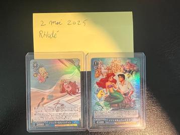 Weiss Schwarz Disney 100 ( disney kaarten)+ zeemeermin en Se beschikbaar voor biedingen