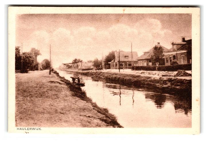 Haulerwijk, Verzamelen, Ansichtkaarten | Nederland, Gelopen, Friesland, 1920 tot 1940, Verzenden