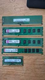 Diverse geheugens DDR3  en DDR4 va 5 euro, Ophalen of Verzenden, Zo goed als nieuw, DDR3, Desktop