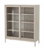 IDÅSEN vitrinekast IKEA, Huis en Inrichting, Ophalen, 100 tot 150 cm, 100 tot 150 cm, Zo goed als nieuw