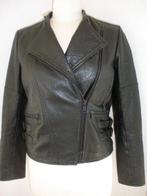 CALVIN KLEIN JEANS jasje zwart leer maat S, Calvin Klein, Ophalen of Verzenden, Zo goed als nieuw, Zwart