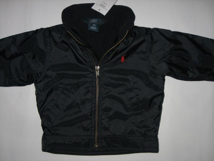 Ralph Lauren nieuw jasje fleece 80 / 12 mnd blauw, Kinderen en Baby's, Babykleding | Maat 80, Nieuw, Jongetje, Jasje, Ophalen of Verzenden