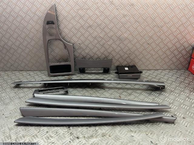 Interieurlijsten set BMW 5-serie Touring E61 LCI grijs, Auto-onderdelen, Interieur en Bekleding, BMW, Gebruikt, Ophalen of Verzenden