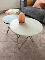 Marmeren tafels zwart/wit, Ophalen, Overige materialen, Rond, Minder dan 50 cm