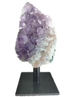 Amethist op standaard - OS18, Verzamelen, Mineralen en Fossielen, Ophalen of Verzenden, Mineraal