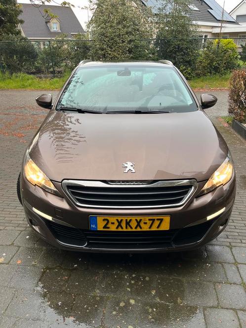 Peugeot 308 1.6 E-hdi 88 KW SW 2014 Bruin, Auto's, Peugeot, Particulier, ABS, Achteruitrijcamera, Airconditioning, Bluetooth, Climate control