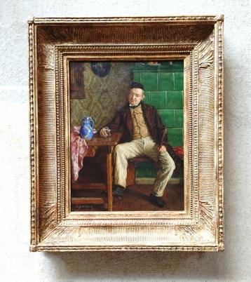 DUITS=C. Goebel-Ferch 1866-1936==peinzende student==uit 1919 beschikbaar voor biedingen