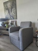GRATIS BIJ AFHAAL! Grijze stoffen fauteuil, Ophalen, Zo goed als nieuw, Stof
