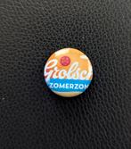 Grolsch Zomerzon - 25 mm Button/Speld/Pin - Oranje, Verzamelen, Biermerken, Ophalen of Verzenden, Nieuw, Overige typen, Grolsch