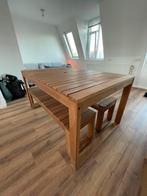 Garden table w/ benches, Ophalen, Rechthoekig