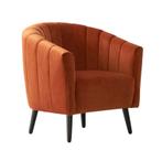 Fauteuil Terracotta, Ophalen of Verzenden, 75 tot 100 cm, 50 tot 75 cm