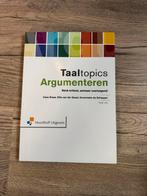 Taaltopics Argumenteren - Cees Braas, Boeken, Ophalen of Verzenden, Beta, Zo goed als nieuw, HBO