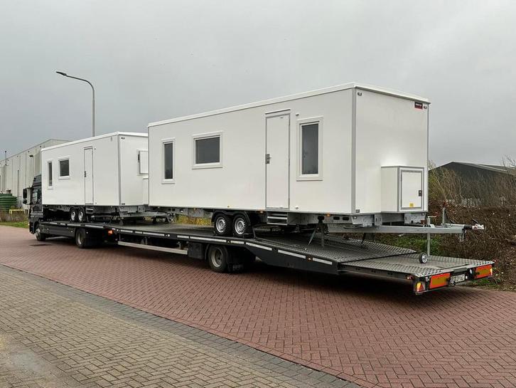 Te koop tijdelijke oplossing huisvesting Woonunit op wielen, Zakelijke goederen, Machines en Bouw | Keten en Containers, Ophalen