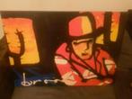 Canvas schilderij Herman Brood, Gebruikt, 50 tot 75 cm, Ophalen of Verzenden, Schilderij