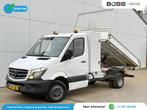 Mercedes-Benz Sprinter 514 2.2 CDI Kipper Open Laadbak Dubbe, Auto's, Gebruikt, Wit, Mercedes-Benz, Bedrijf