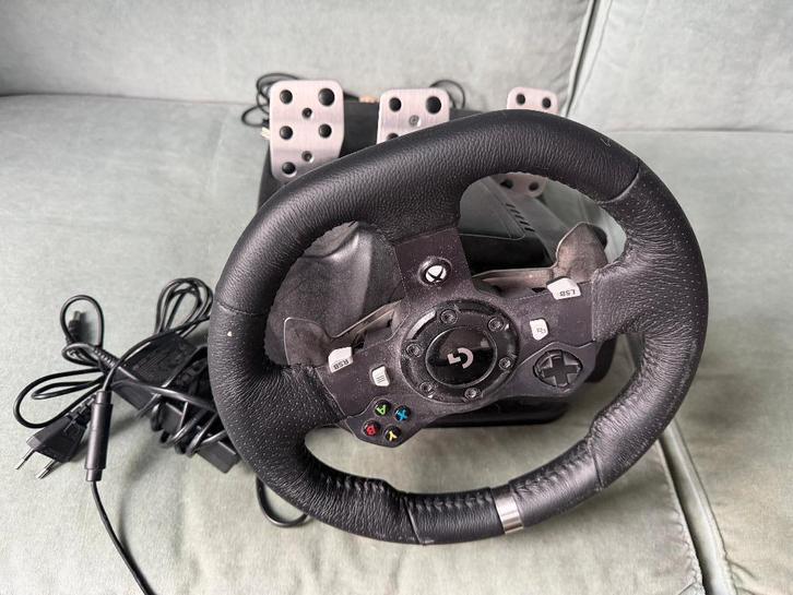 Logitech G920 racestuur, Spelcomputers en Games, Spelcomputers | Xbox | Accessoires, Gebruikt, Xbox Original, Xbox 360, Xbox One