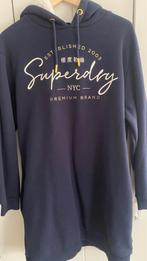 Donkerblauwe hoodie superdry maat 42, Ophalen of Verzenden, Zo goed als nieuw, Blauw