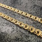 14k gouden ketting massief schakel italy nieuw, Ophalen of Verzenden, Zo goed als nieuw