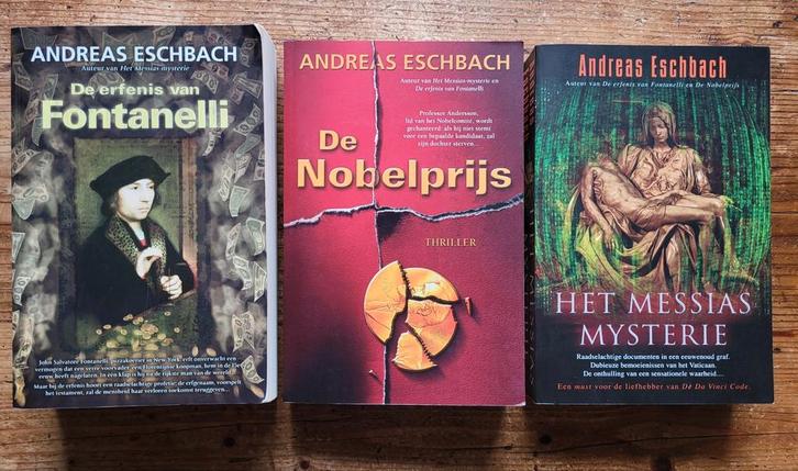 Andreas Eschbach - 3 Thrillers, Boeken, Thrillers, Gelezen, Nederland, Ophalen of Verzenden
