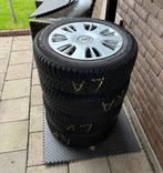 Winterbanden Michelin 185/60 R15 met Velgen Opel, Auto-onderdelen, Banden en Velgen, Ophalen, Gebruikt, 15 inch, Banden en Velgen