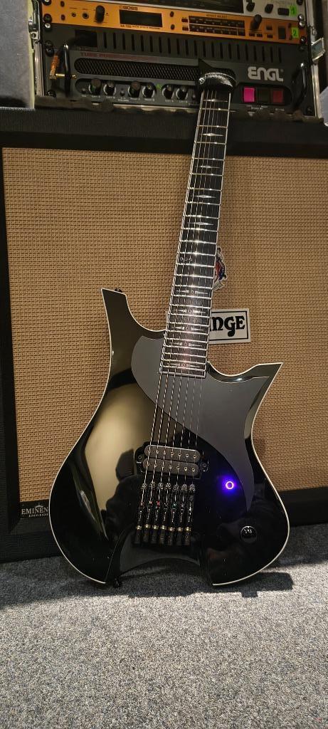 Custom build 7 string headless TE KOOP!, Muziek en Instrumenten, Snaarinstrumenten | Gitaren | Elektrisch, Zo goed als nieuw, Solid body