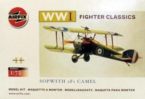 Airfix Sopwith 2F1 Camel (00075) SHF, Hobby en Vrije tijd, Modelbouw | Vliegtuigen en Helikopters, Gebruikt, Vliegtuig, 1:72 tot 1:144