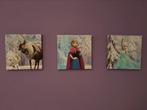 3 canvas van Frozen, Antiek en Kunst, Ophalen of Verzenden