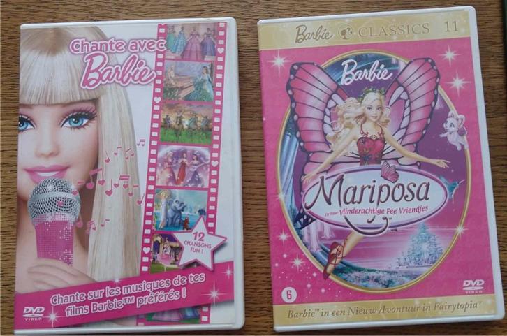 Barbie DVD 's + VHS-video - hoeft niet in 1 koop, Cd's en Dvd's, Dvd's | Tekenfilms en Animatie, Zo goed als nieuw, Overige soorten