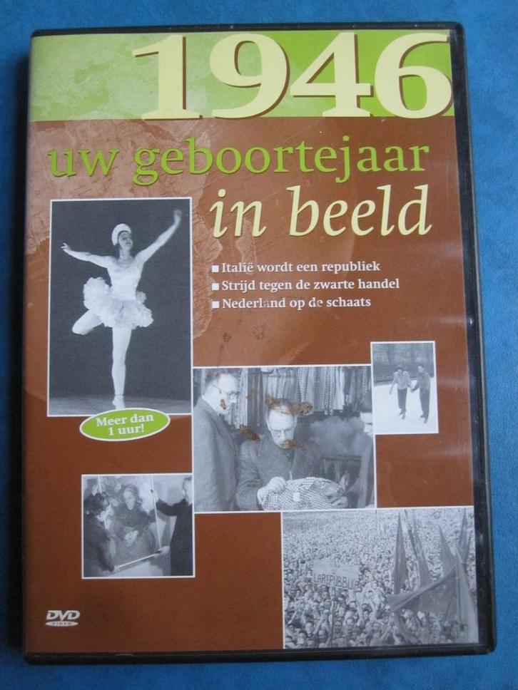 Uw geboortejaar in beeld 1946, Cd's en Dvd's, Dvd's | Documentaire en Educatief, Zo goed als nieuw, Natuur, Alle leeftijden, Ophalen of Verzenden