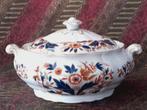 Mooie antieke dekschaal uit Engeland van Dovedale porselein., Ophalen of Verzenden