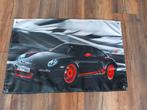 PORSCHE BANNER 60X90 MET BEVESTIGGINGS OGEN EEN BEAUTY, Ophalen of Verzenden, Nieuw