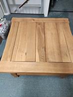Massief eiken tafel, Ophalen, Eikenhout, 50 tot 100 cm, Minder dan 50 cm