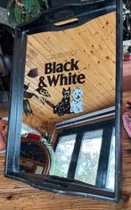 Vintage Black&White Whisky Dienblad met Spiegel, Verzamelen, Ophalen of Verzenden, Zo goed als nieuw