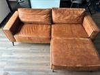 Bankstel + Hocker slechts 1 jaar oud, Huis en Inrichting, Banken | Bankstellen, Ophalen, Kunststof, Driepersoons, 75 tot 100 cm