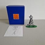 Kuifje / Tintin en de alfa kunst, groene sokkel, Ophalen of Verzenden, Kuifje, Nieuw, Beeldje of Figuurtje