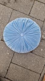Rond sierkussen, Ophalen of Verzenden, Gebruikt, Blauw, Rond