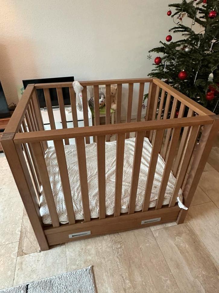 Box incl matras en hoes, Kinderen en Baby's, Boxen, Gebruikt, Rechthoekig, In hoogte verstelbaar, Boxkleed, Lade, Ophalen