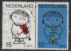 Nederland 1969 933+932 Kind 15c+12c-paar, Gest, Postzegels en Munten, Postzegels | Nederland, Na 1940, Ophalen of Verzenden, Gestempeld