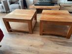 1 of 2 Salontafels Teak, Huis en Inrichting, Tafels | Salontafels, Ophalen, 50 tot 100 cm, 50 tot 75 cm, 50 tot 100 cm