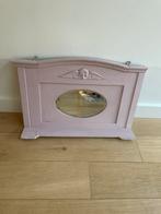 Antiek/brocante bord oud roze, Antiek en Kunst, Antiek | Meubels | Stoelen en Banken, Ophalen