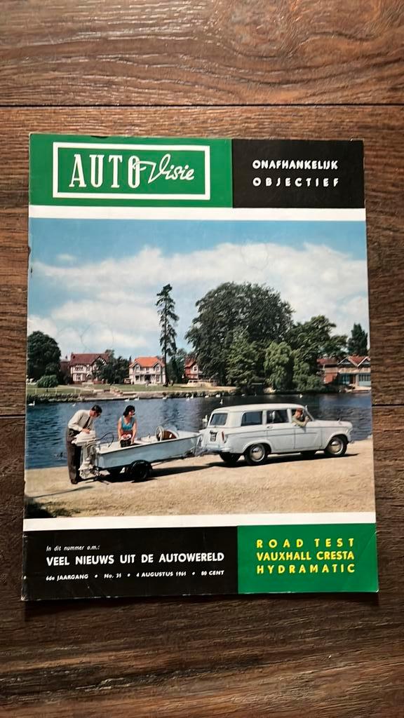 AutoVisie 1961: Vauxhall Cresta, Bentley 4.5 Litre (1937), Boeken, Auto's | Folders en Tijdschriften, Gelezen, Algemeen, Ophalen of Verzenden