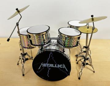 Metallica chrome miniatuur drumstel mini drum woon decoratie beschikbaar voor biedingen