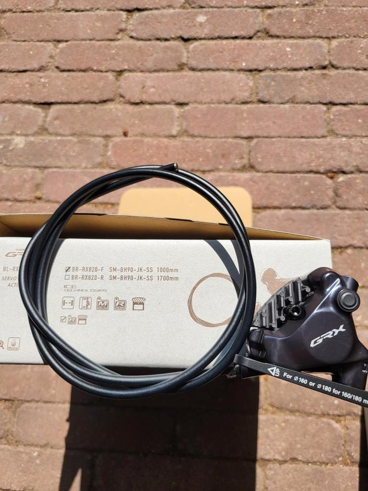 Shimano GRX linker remhendel (2x) en GRX remklauw, Fietsen en Brommers, Fietsonderdelen, Nieuw, Ophalen of Verzenden