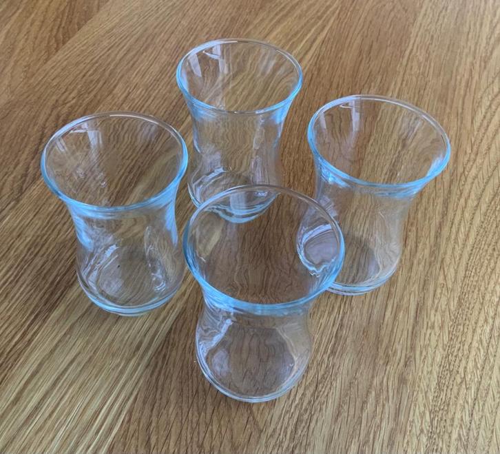 Turkse theeglazen, Marrokaanse theeglazen, amuseglazen, laag, Verzamelen, Glas en Borrelglaasjes, Zo goed als nieuw, Overige typen